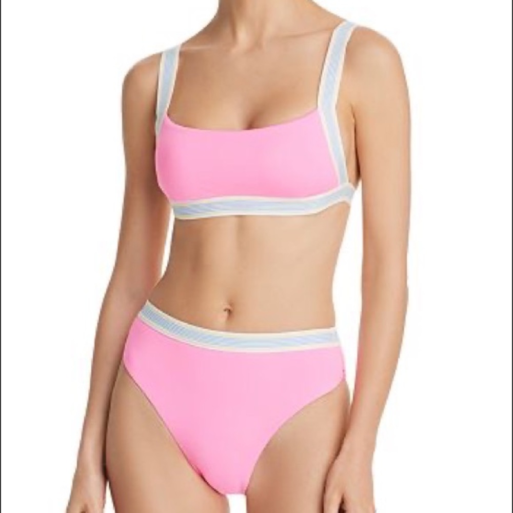 NWT Dolce Vita Fast Lane High-Waist Bikini Bottom
